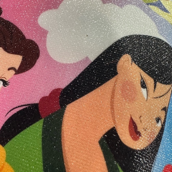 Disney Pink Princess Backpack NWT few tiny dark marks - Picture 14 of 15